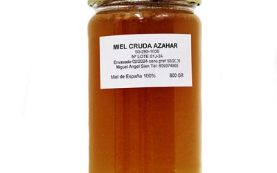 MIEL DE AZAHAR ZUERA 800 G