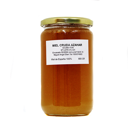 MIEL DE AZAHAR ZUERA 800 G